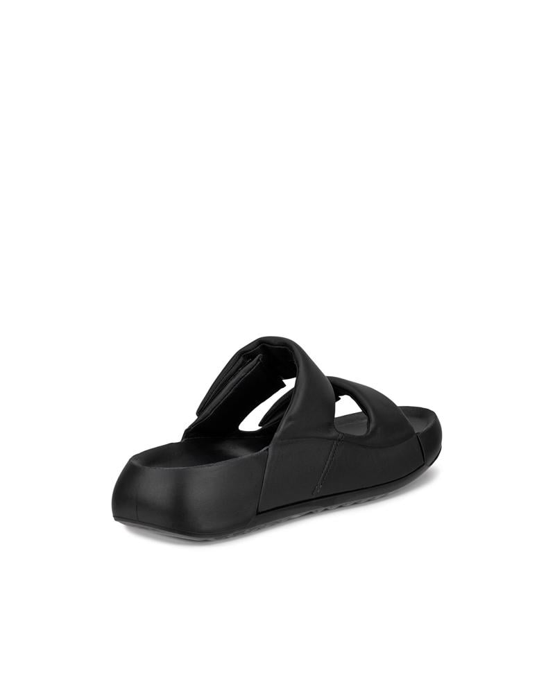 BLACK ECCO COZMO W PLATFORM 2 STRAP