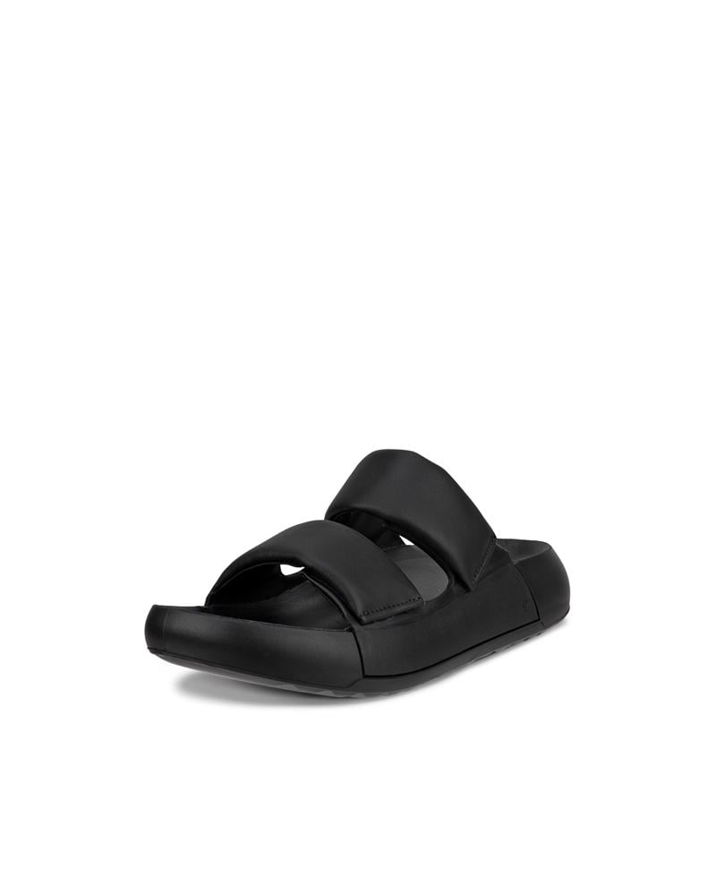 BLACK ECCO COZMO W PLATFORM 2 STRAP