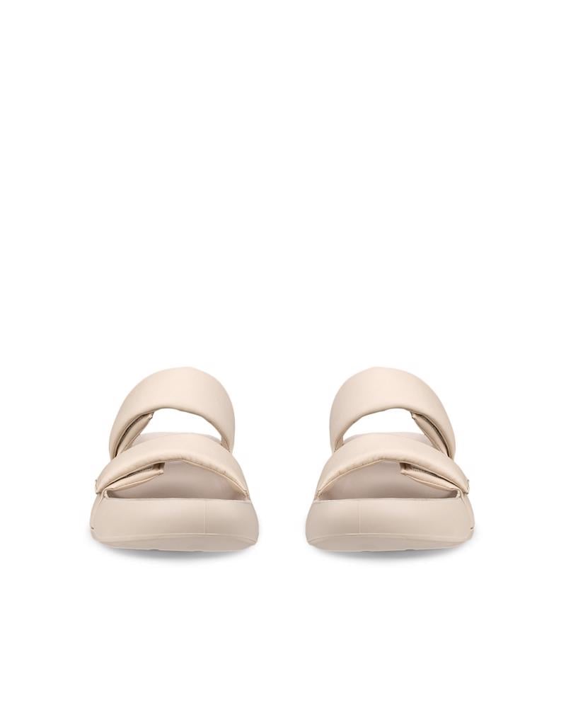 Beige ECCO COZMO W PLATFORM 2 STRAP
