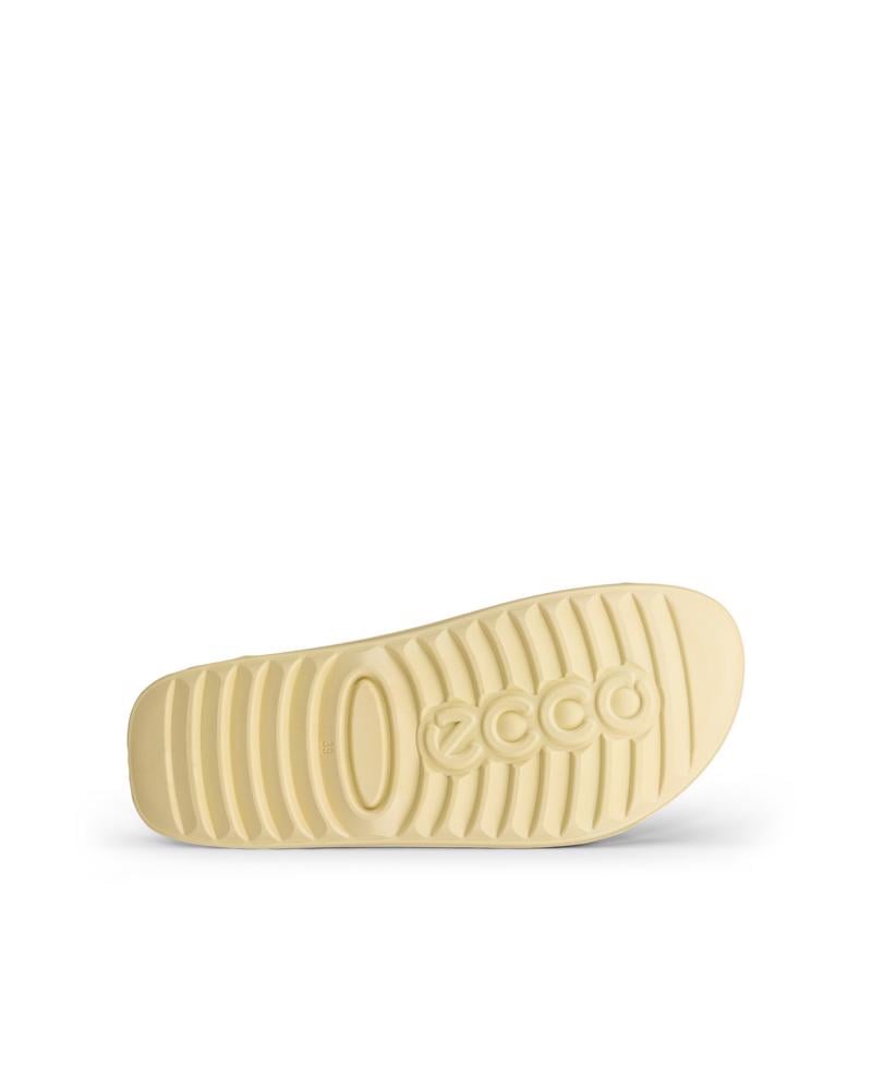 Yellow ECCO COZMO PF SLIDE