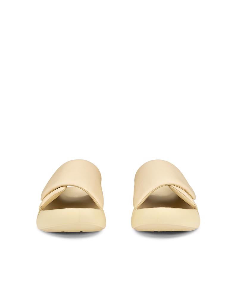 Yellow ECCO COZMO PF SLIDE