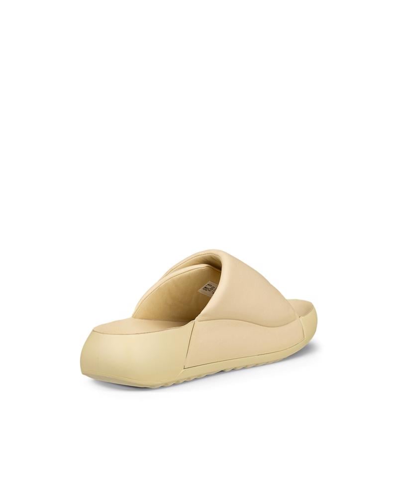 Yellow ECCO COZMO PF SLIDE