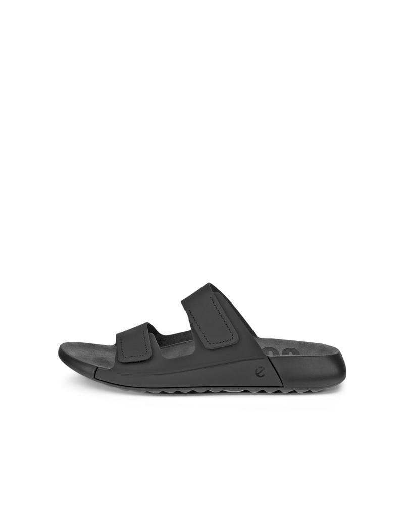BLACK ECCO COZMO W 2-STRAP