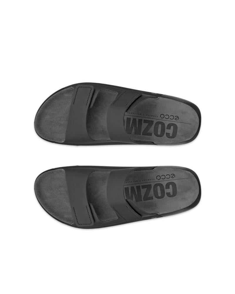 BLACK ECCO COZMO W 2-STRAP