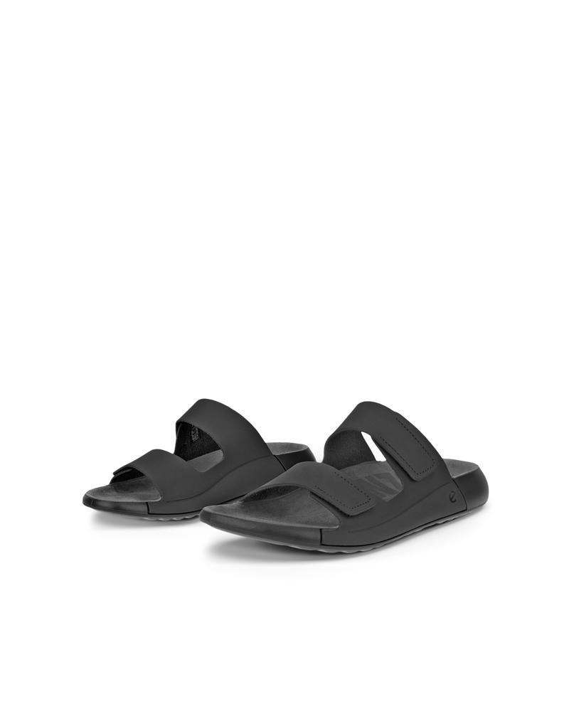 BLACK ECCO COZMO W 2-STRAP