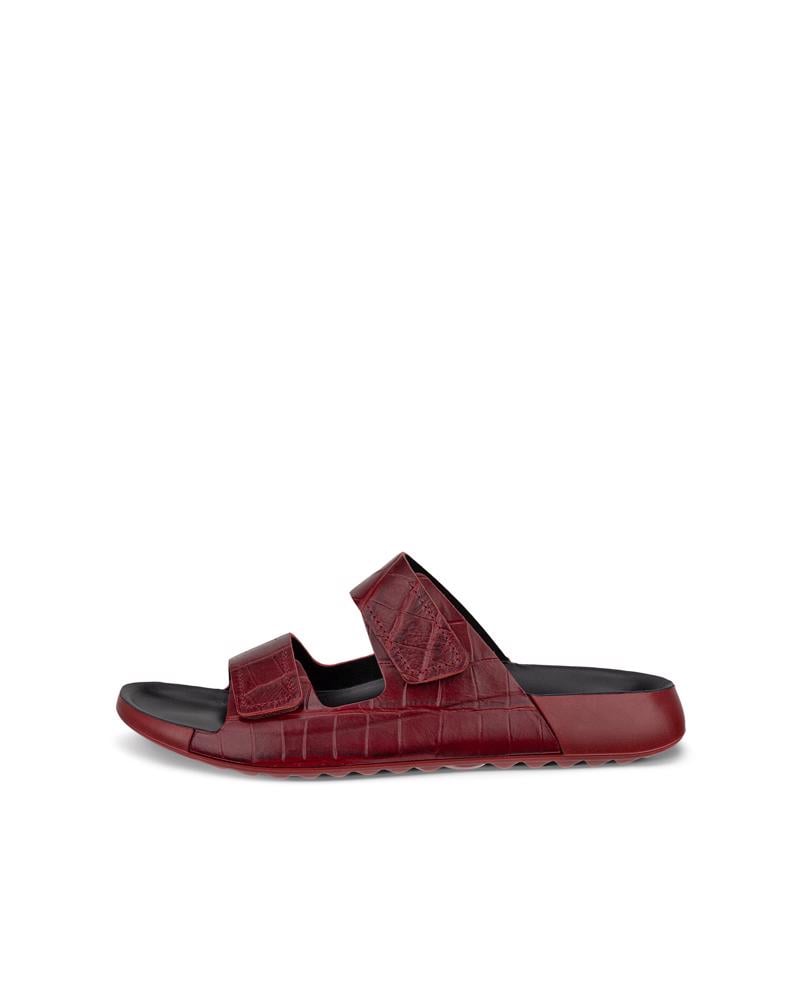Red ECCO Cozmo W Sandal  LEA