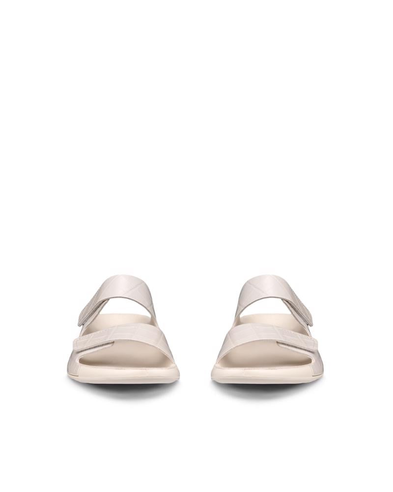 Beige ECCO 2ND COZMO W 2 STRAP FLAT