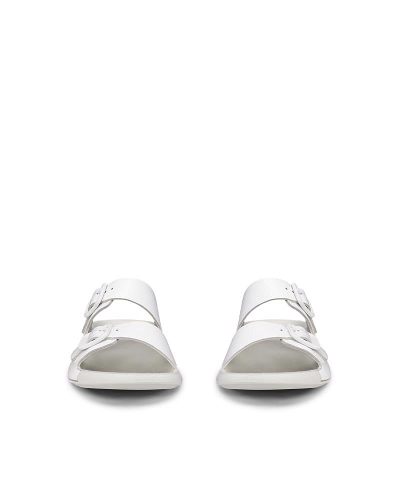 White ECCO COZMO W 2-STRAP PREMIUM