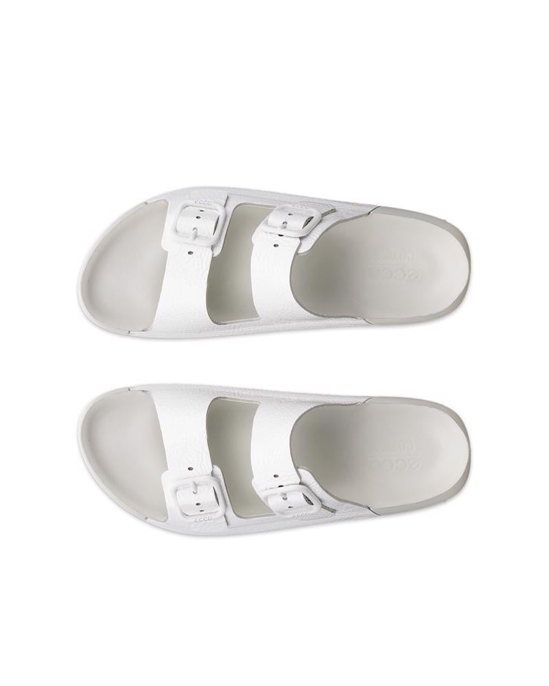 White ECCO COZMO W 2-STRAP PREMIUM