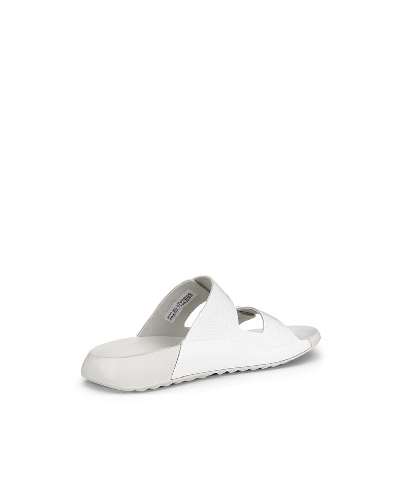 White ECCO COZMO W 2-STRAP PREMIUM