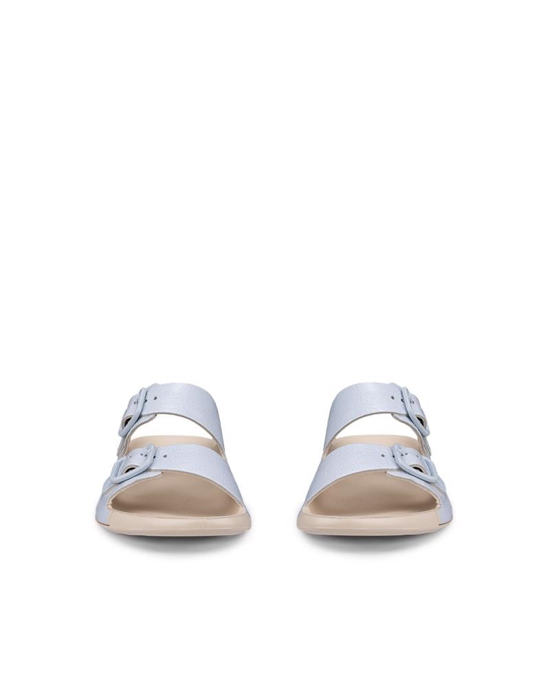 BLUE ECCO Cozmo W Sandal Buckle LEA