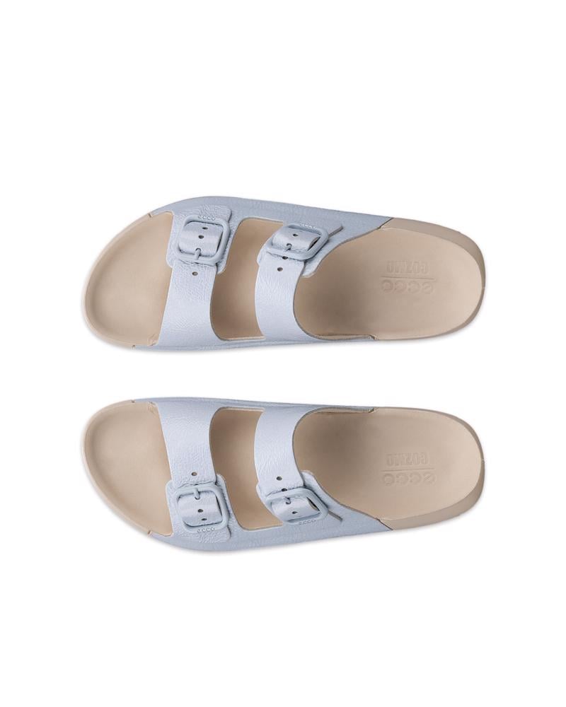 BLUE ECCO Cozmo W Sandal Buckle LEA