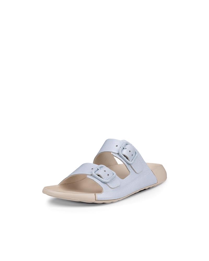 BLUE ECCO Cozmo W Sandal Buckle LEA