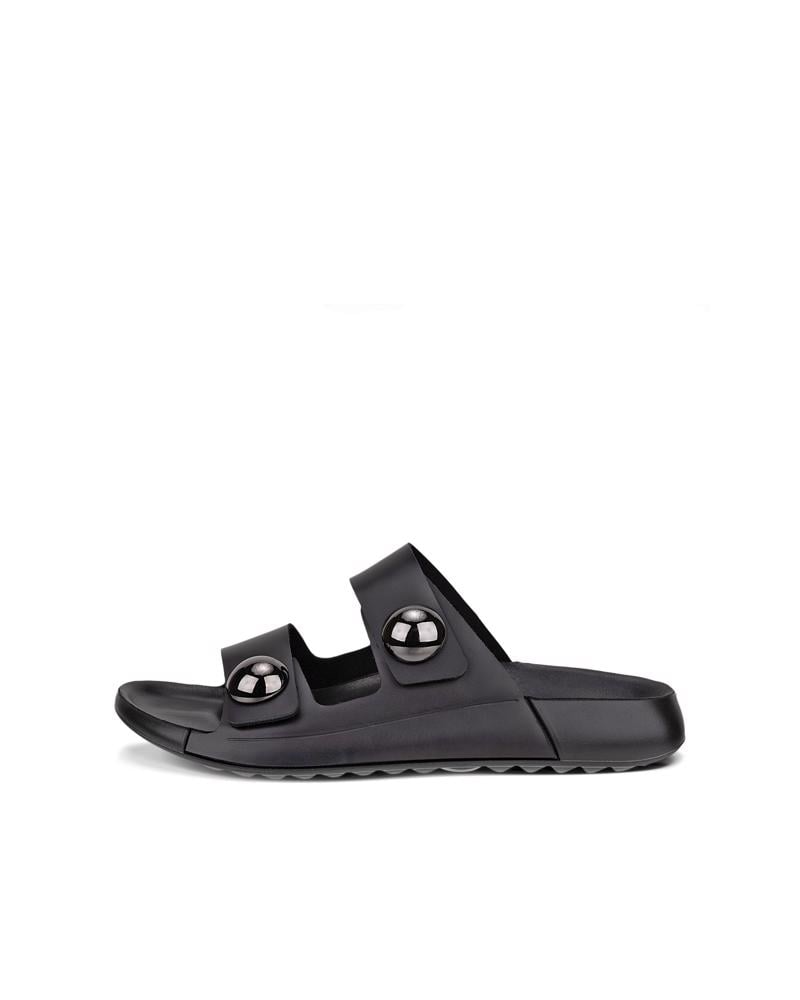 BLACK ECCO Cozmo W Sandal Deco LEA