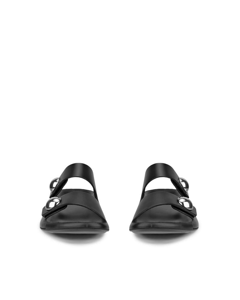 BLACK ECCO Cozmo W Sandal Deco LEA