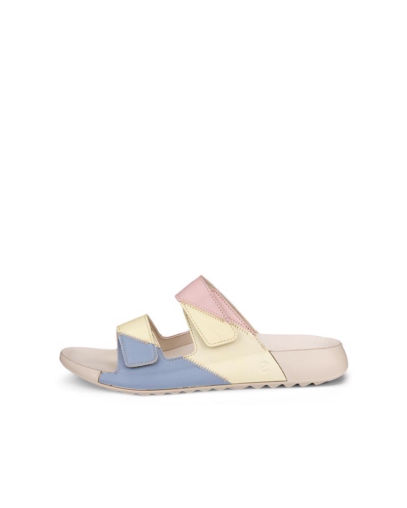 Beige ECCO Cozmo W Upcycle Slide LEA