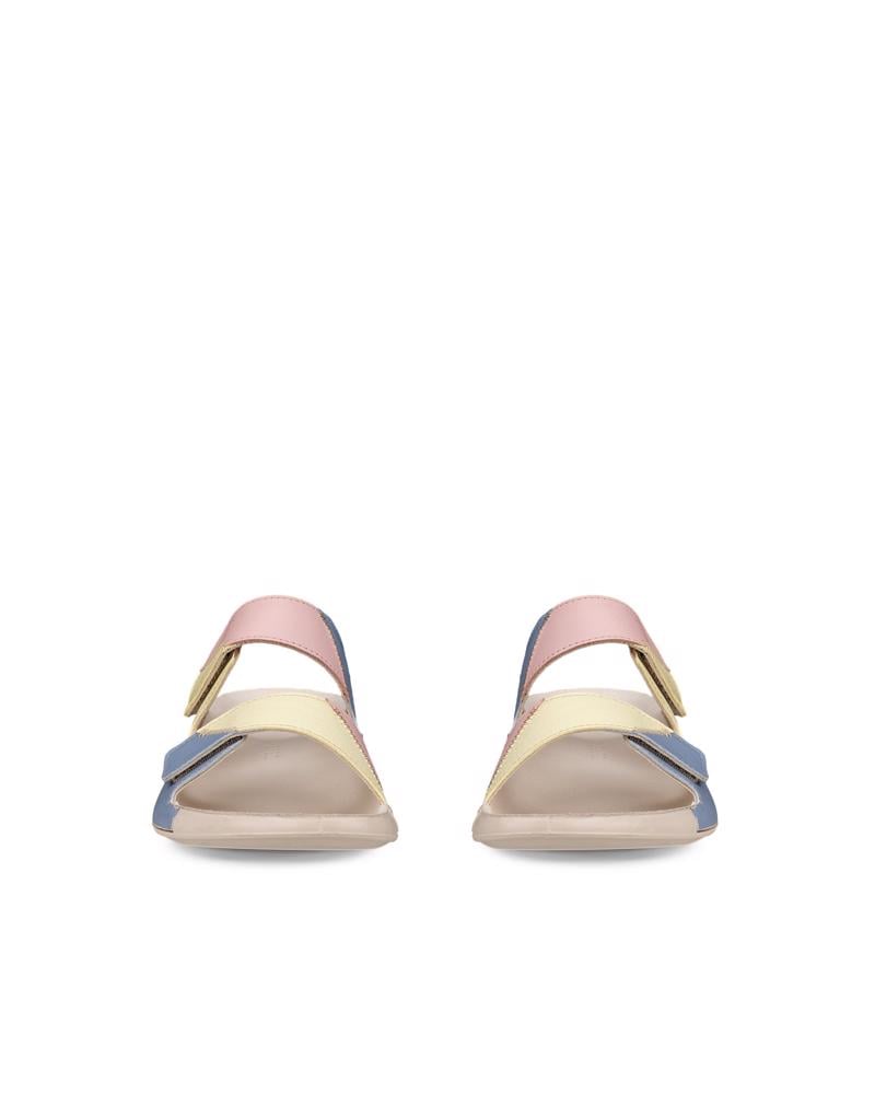 Beige ECCO Cozmo W Upcycle Slide LEA