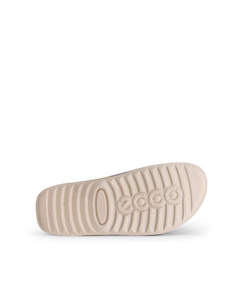 Beige ECCO Cozmo W Upcycle Slide LEA