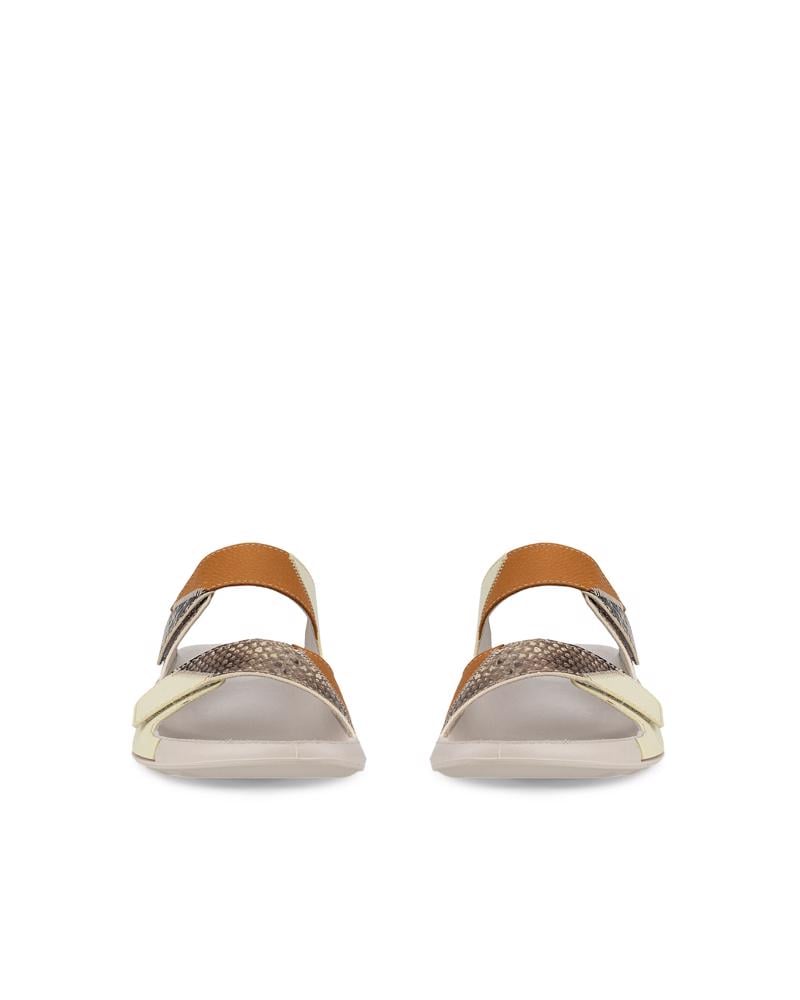 Orange ECCO Cozmo W Upcycle Slide LEA