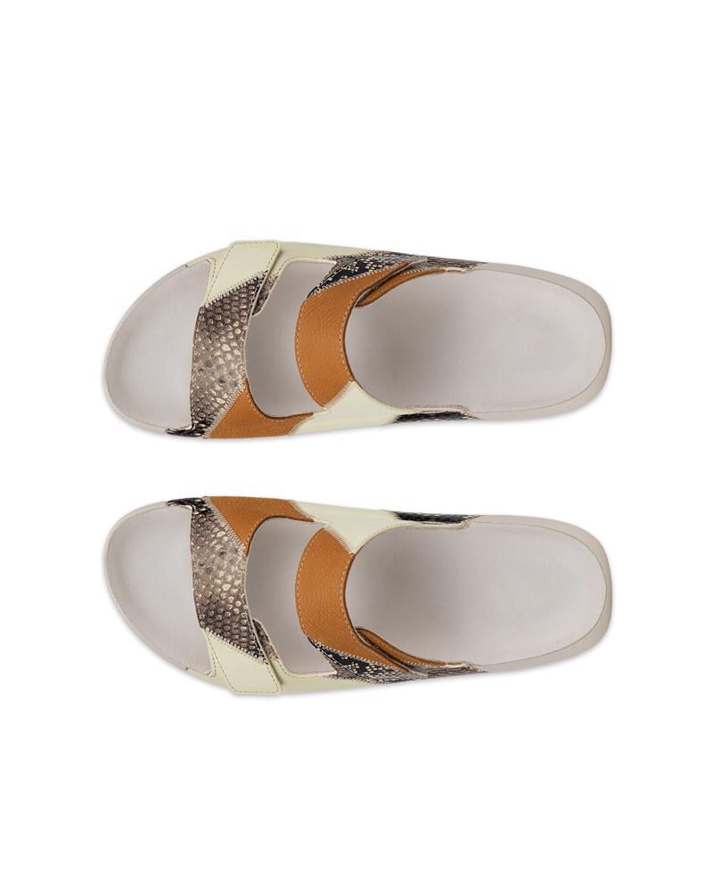 Orange ECCO Cozmo W Upcycle Slide LEA