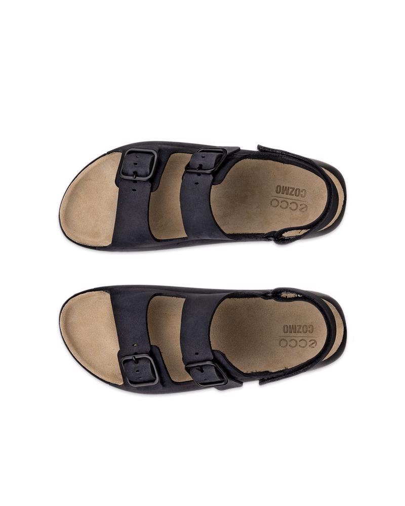 BLACK ECCO COZMO W 3 STRAP