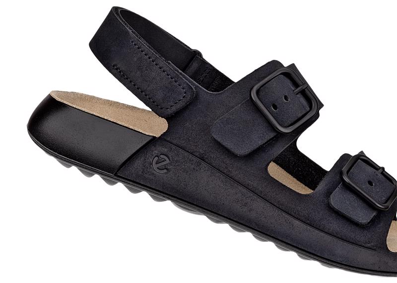 BLACK ECCO COZMO W 3 STRAP