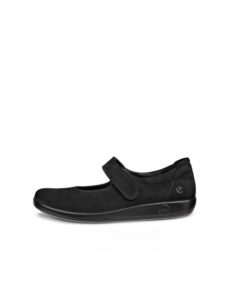 BLACK ECCO SOFT 2.0 W MARY-JANE