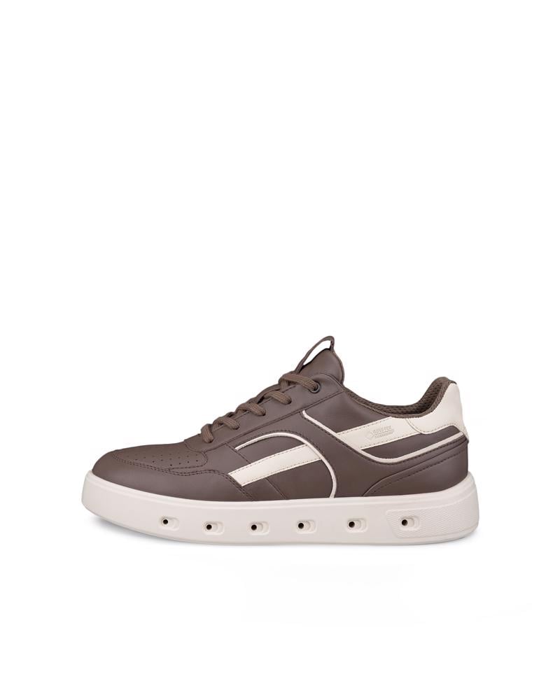 Brown ECCO STREET 720 W LEA SNEAKER