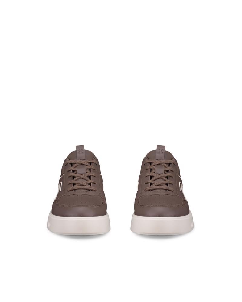 Brown ECCO STREET 720 W LEA SNEAKER