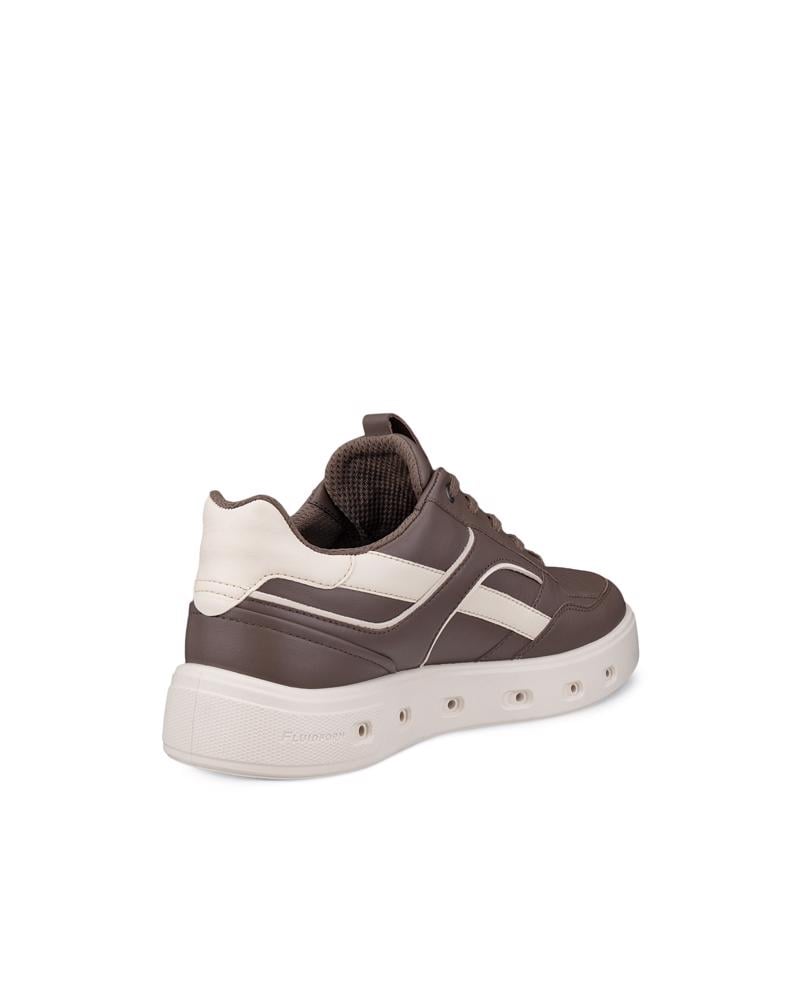 Brown ECCO STREET 720 W LEA SNEAKER