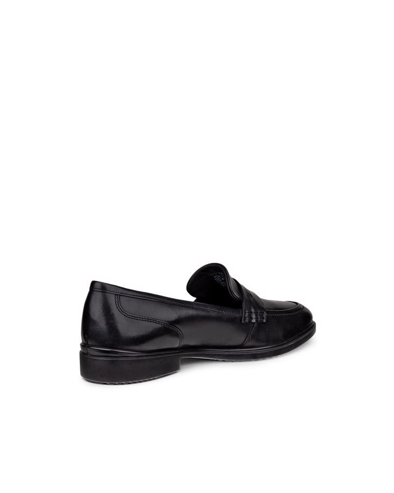 BLACK ECCO DRESS CLASSIC 15 LOAFER