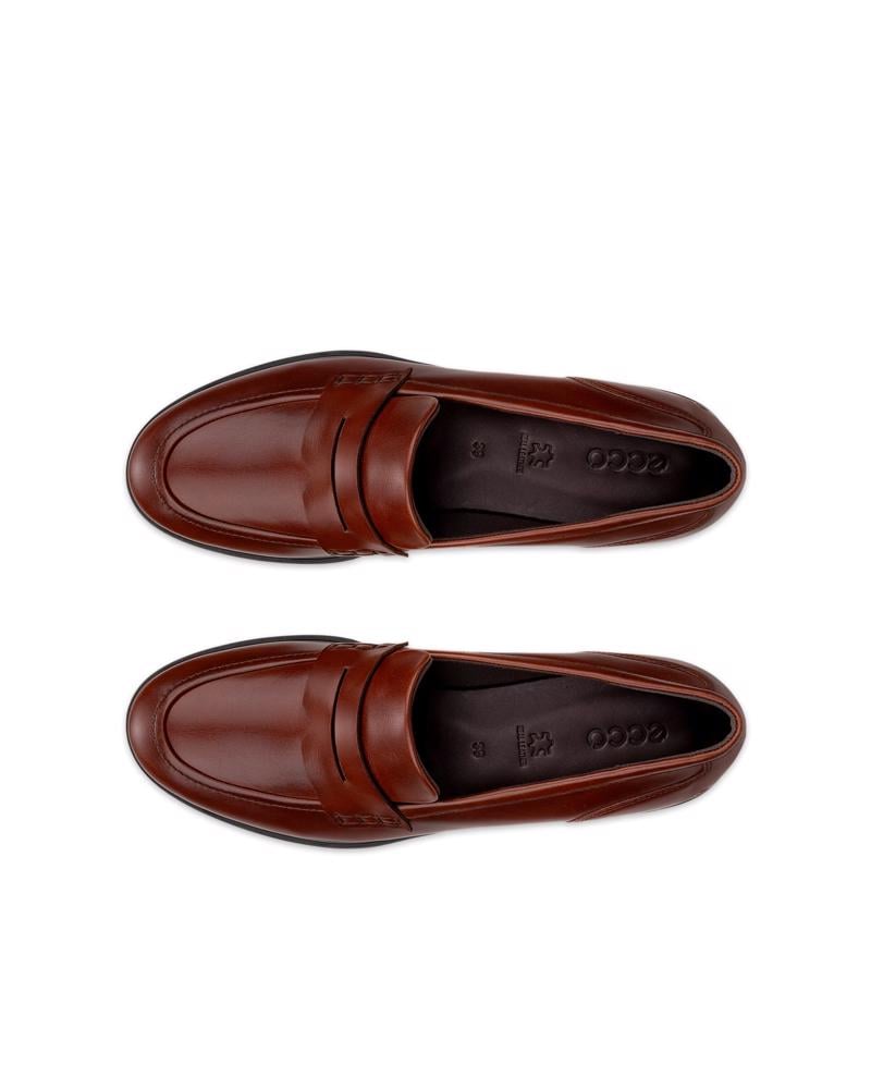 Brown ECCO DRESS CLASSIC 15 LOAFER