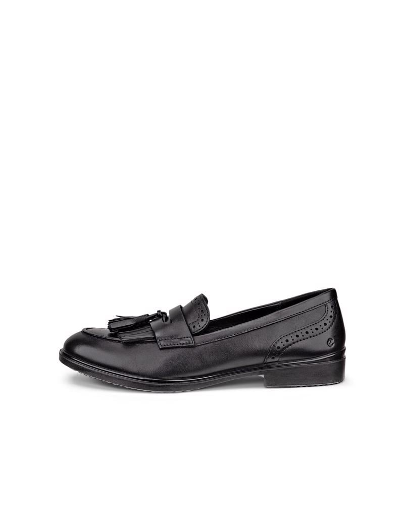 BLACK ECCO DRESS CLASSIC 15 W LOAFER