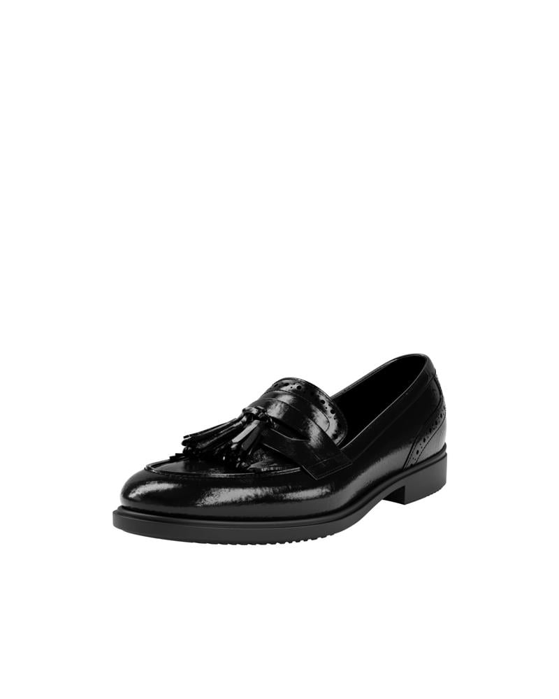 BLACK ECCO DRESS CLASSIC 15 W LOAFER