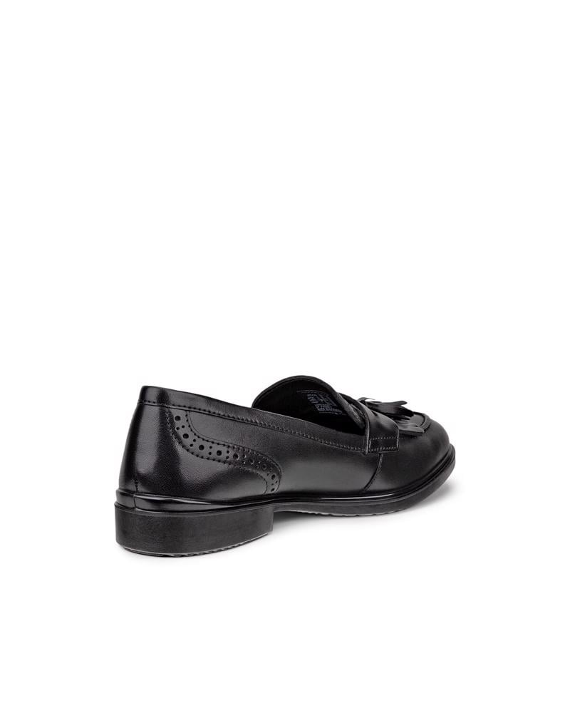 BLACK ECCO DRESS CLASSIC 15 W LOAFER