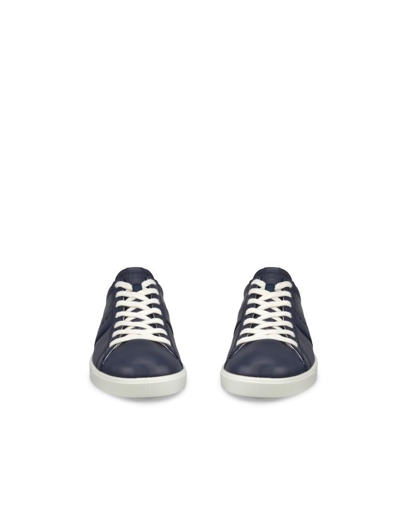 Navy ECCO STREET LITE W SNEAKER LEA