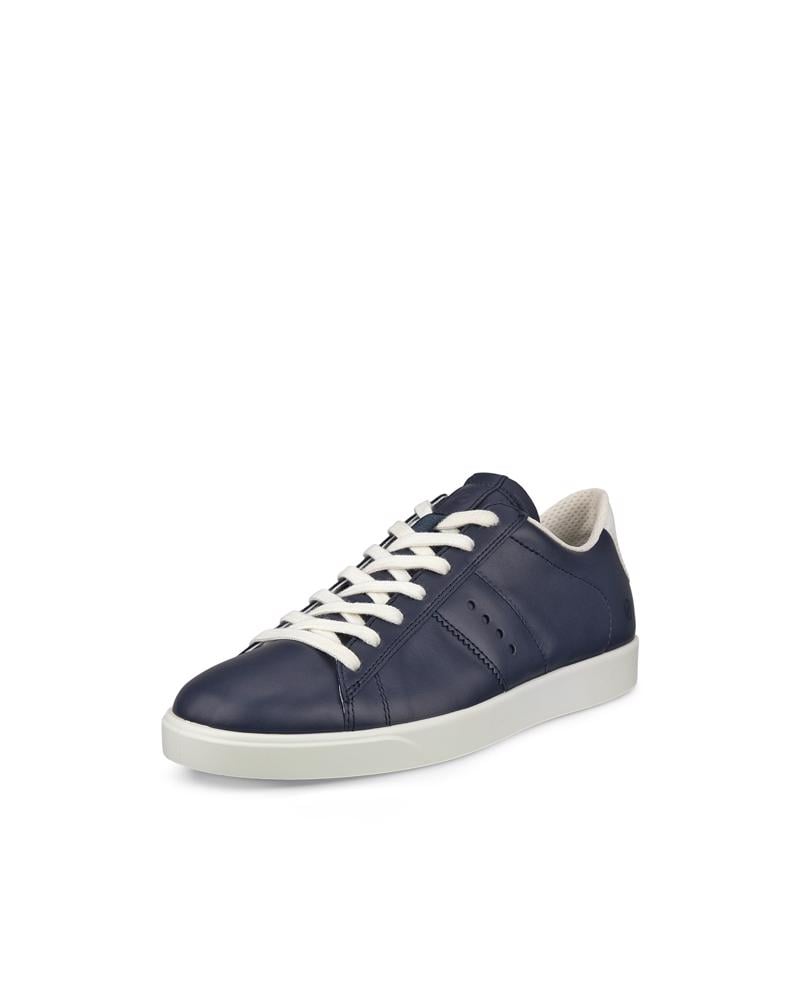 Navy ECCO STREET LITE W SNEAKER LEA