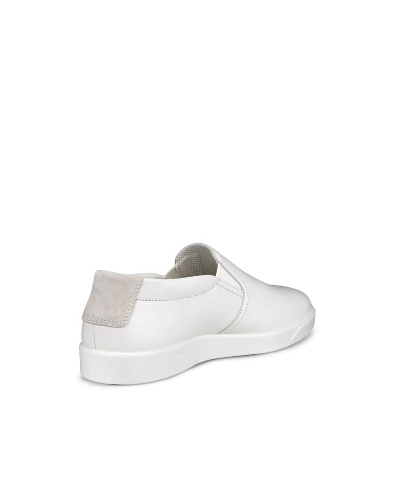 White ECCO STREET LITE W SLIP-ON