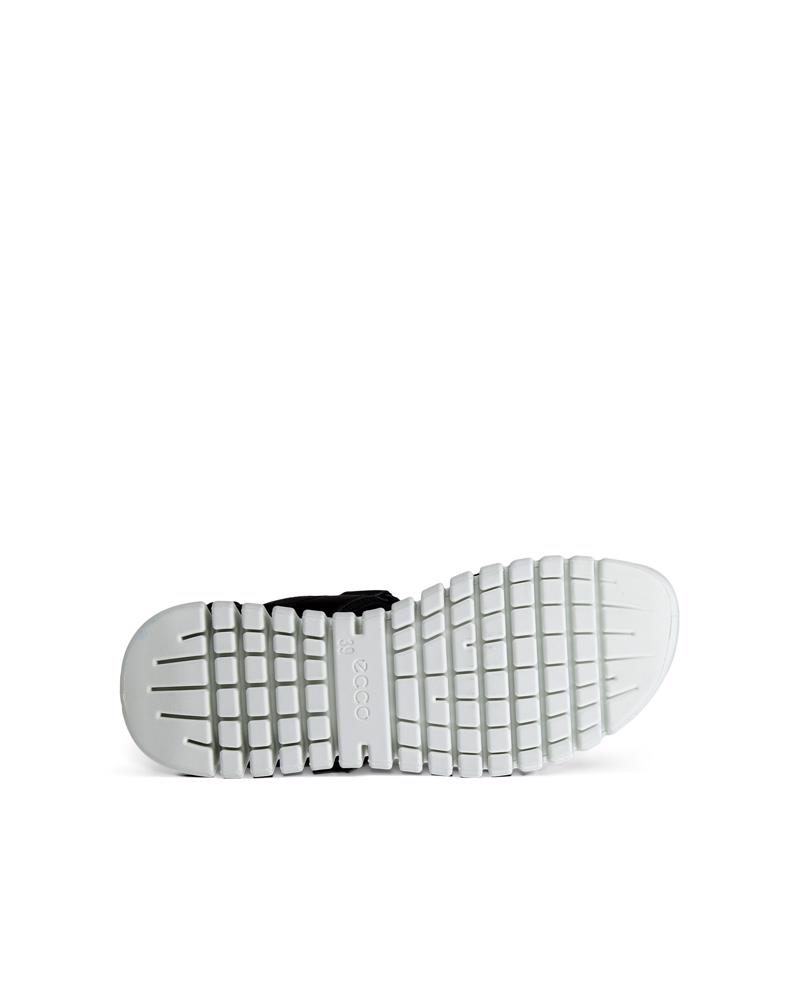 BLACK ECCO GRUUV SOL W LEA