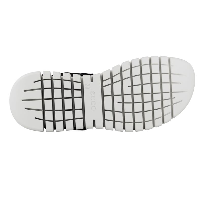 BLACK ECCO GRUUV SOL W LEA