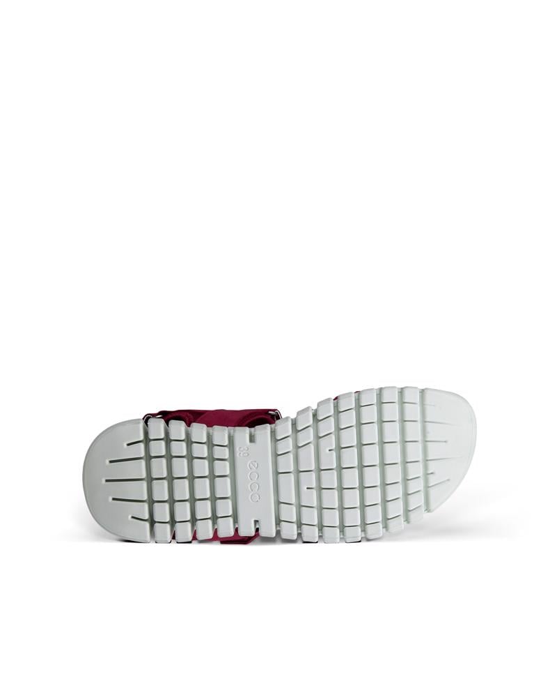 Red ECCO GRUUV SOL W SANDAL LEA