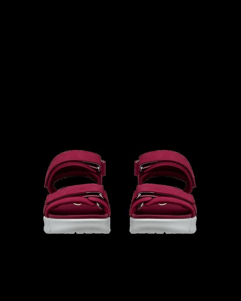 Red ECCO GRUUV SOL W SANDAL LEA