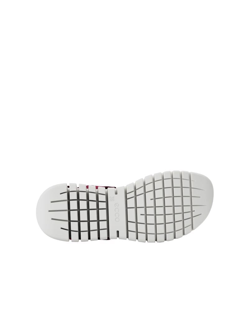 Red ECCO GRUUV SOL W SANDAL LEA