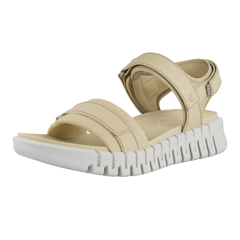 Yellow ECCO GRUUV SOL W LEA