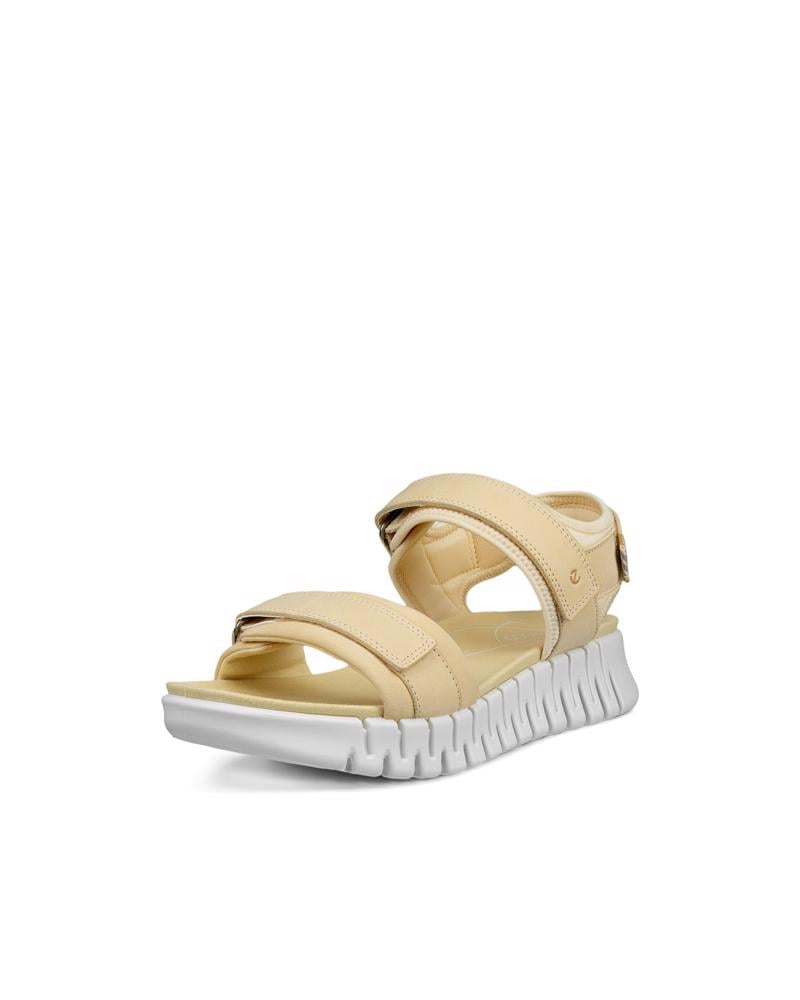 Yellow ECCO GRUUV SOL W LEA