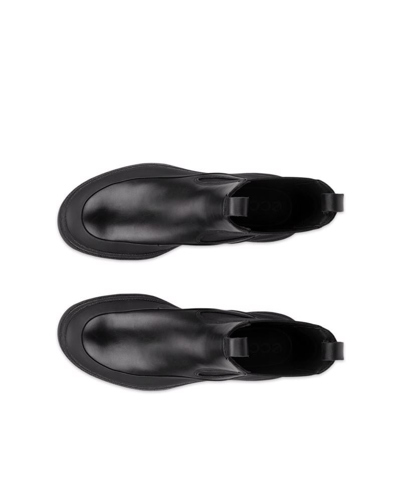 BLACK ECCO GRAINER W CHELSEA