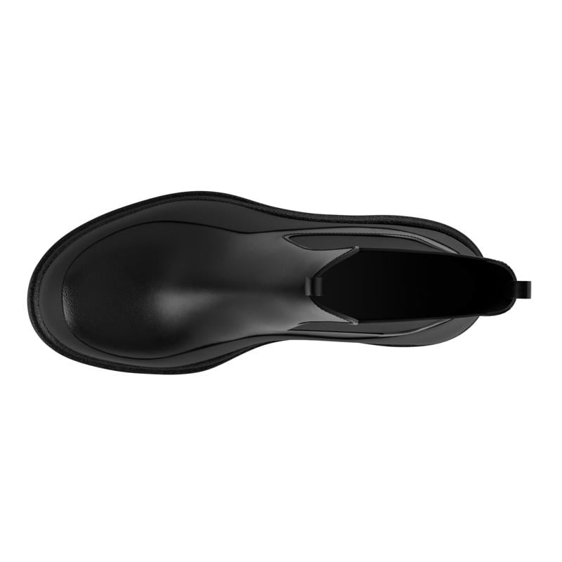 BLACK ECCO GRAINER W CHELSEA