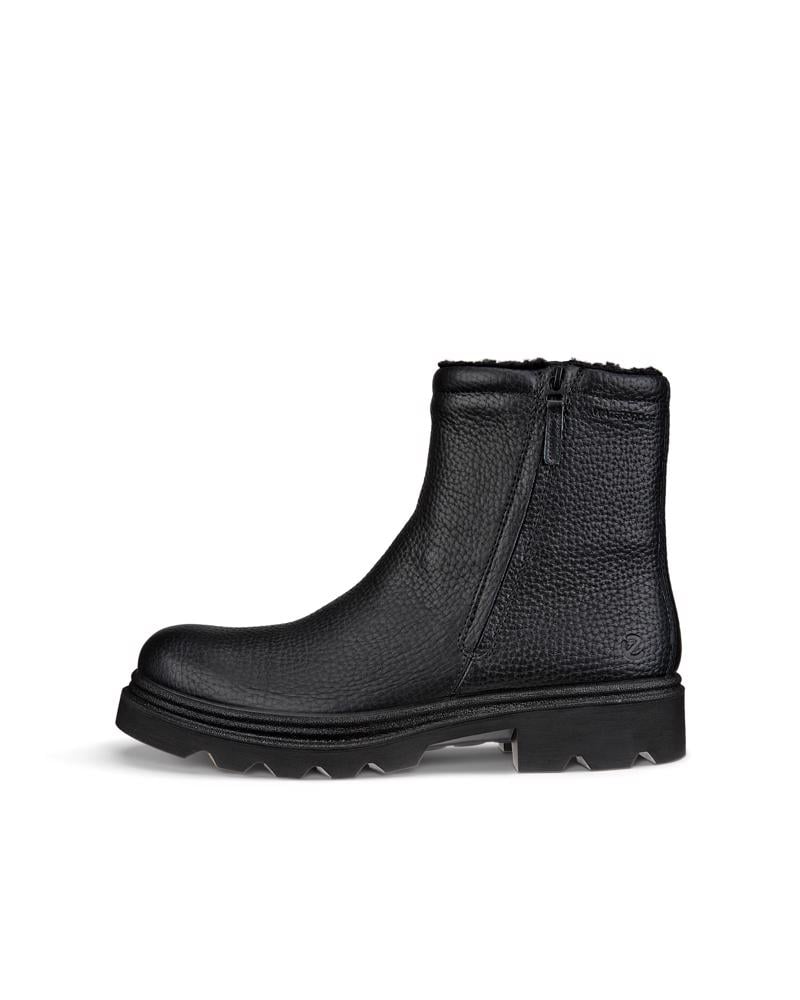 BLACK ECCO GRAINER M BOUBLE BOOT WP