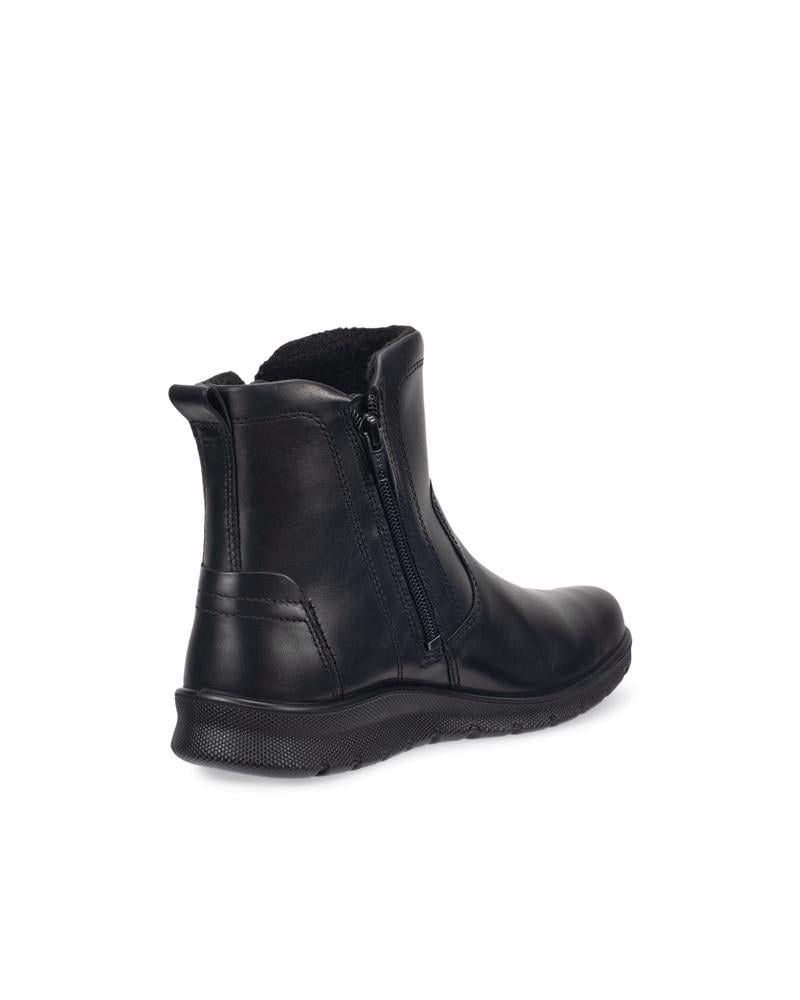 BLACK ECCO BARBETT BOOT W ZIP GTX
