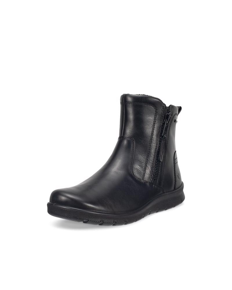BLACK ECCO BARBETT BOOT W ZIP GTX